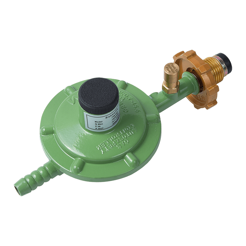 หัวปรับแก๊สแรงดันต่ำป้องกันการระเบิดของเวียดนาม หัวปรับแก๊ส lpg พร้อมข้อต่อทองเหลือง